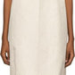 Off-White Polka Dot Glitter Mid-Length Dress