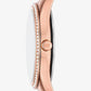 Mini Lauryn Pavé Rose Gold-Tone Watch