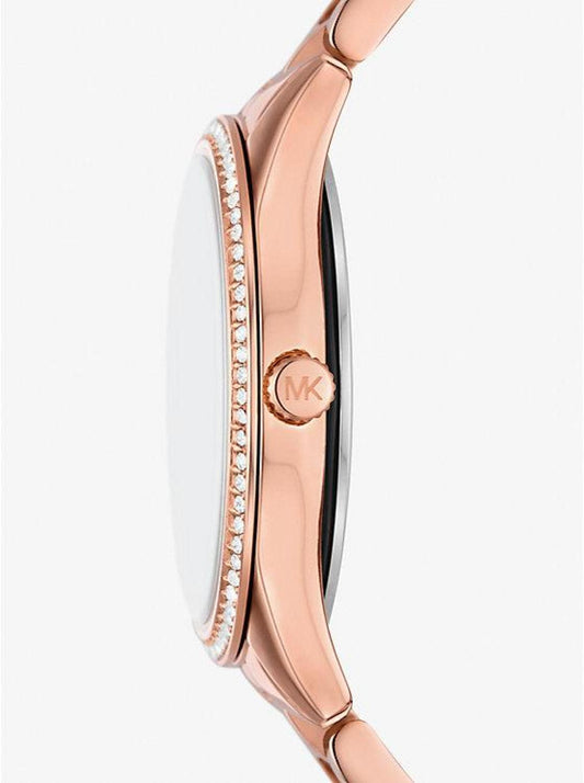 Mini Lauryn Pavé Rose Gold-Tone Watch
