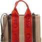 Chloé Woody Small Canvas & Leather Tote