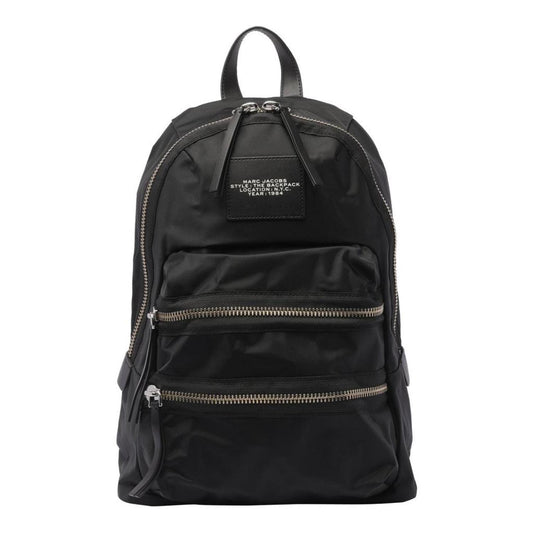 Marc Jacobs The Biker Logo-Patch Zipped Large Backpack