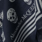 Alexander McQueen Scarfs Blue