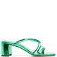 By Far Sandals Green