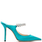 Jimmy Choo With Heel Clear Blue