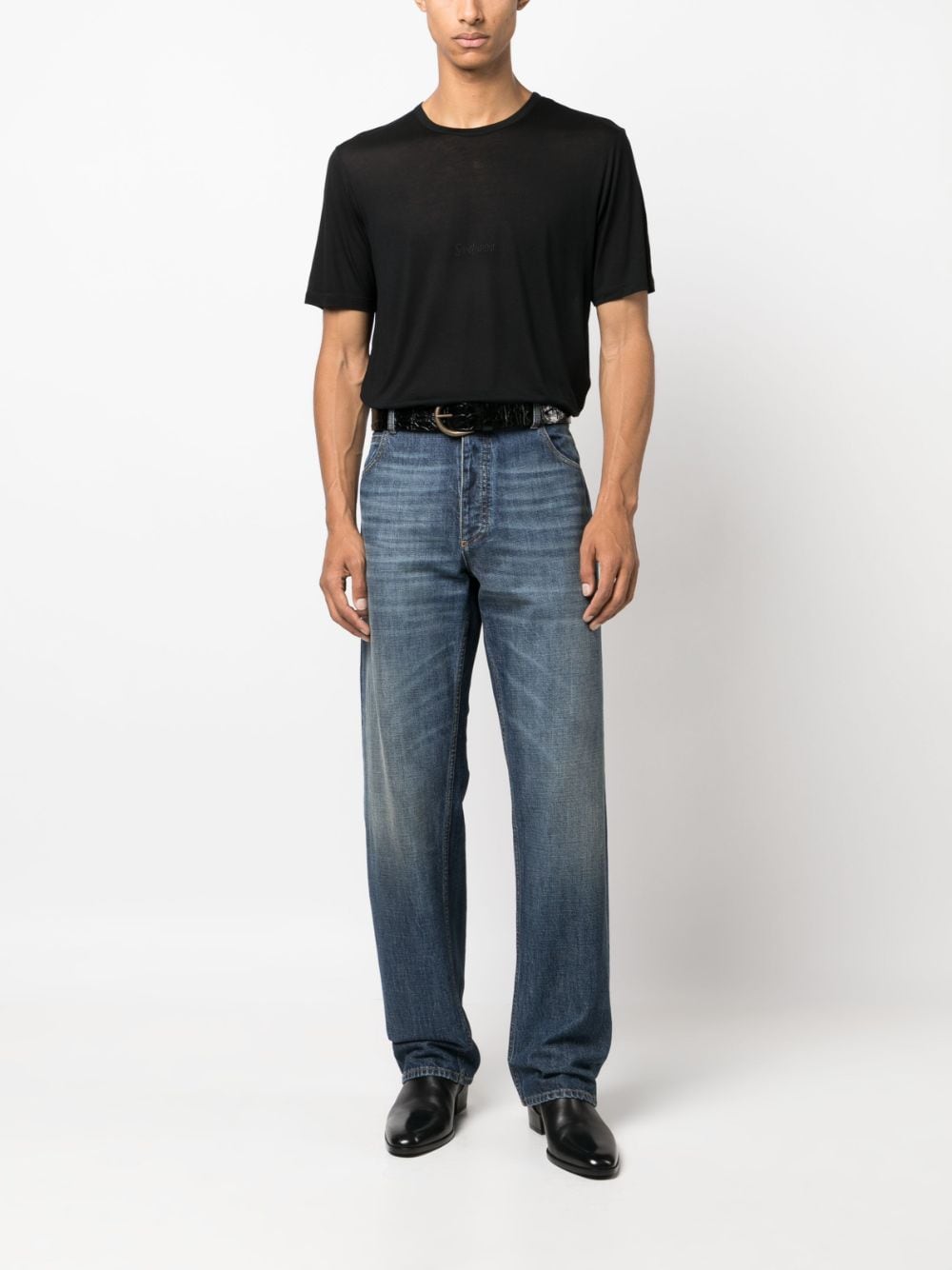 Saint Laurent  T-shirts and Polos Black