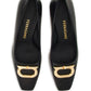 Ferragamo With Heel Black