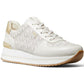 Monique Womens Logo Lace Up Casual and Fashion Sneakers