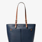 Jet Set Medium Pebbled Leather Pocket Tote Bag