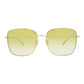 Square-Frame Metal Sunglasses