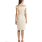 Crepe Off-the-Shoulder Dress
