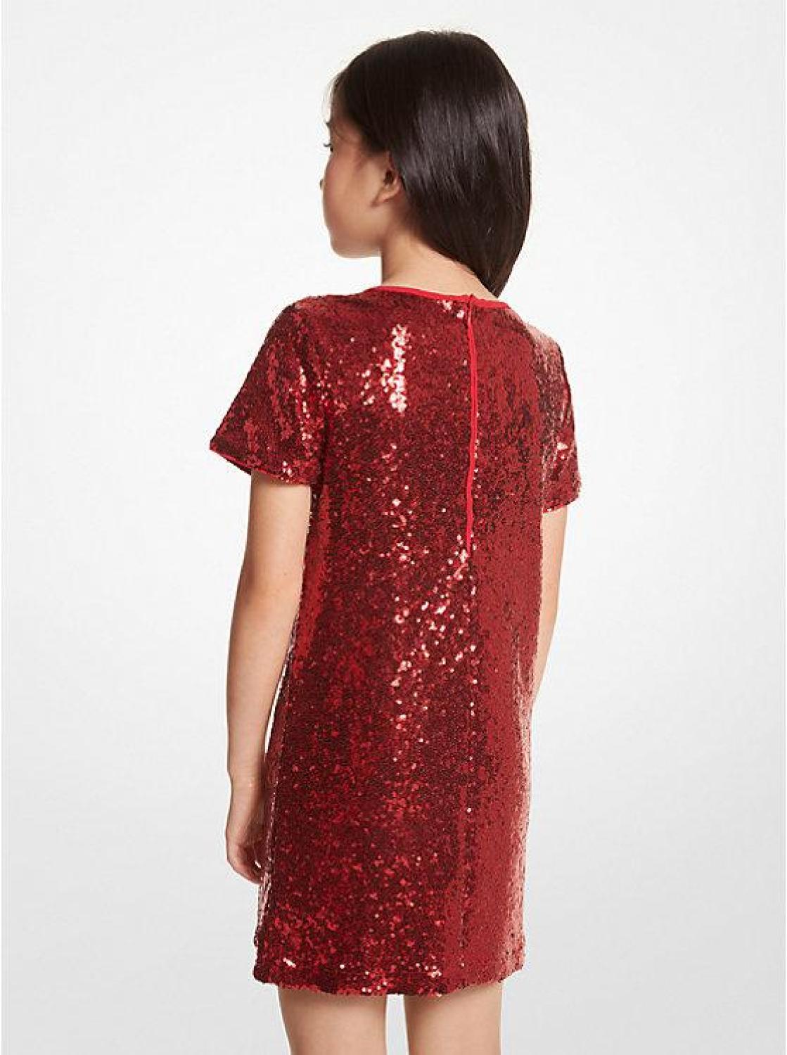 Sequined T-Shirt Dress