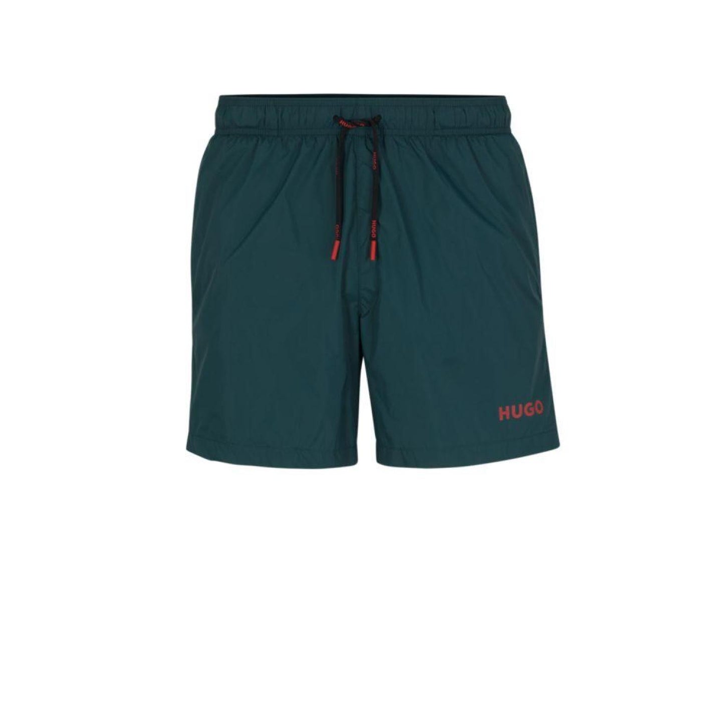 Ultra-light, quick-dry swim shorts with logo print