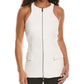 Michael Kors Collection Front Zip Sleeveless Jacket