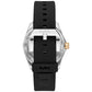 Men's Maritime Three-Hand Black Silicone Watch 42mm