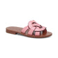 Issa "C" Emblem Slide Sandals