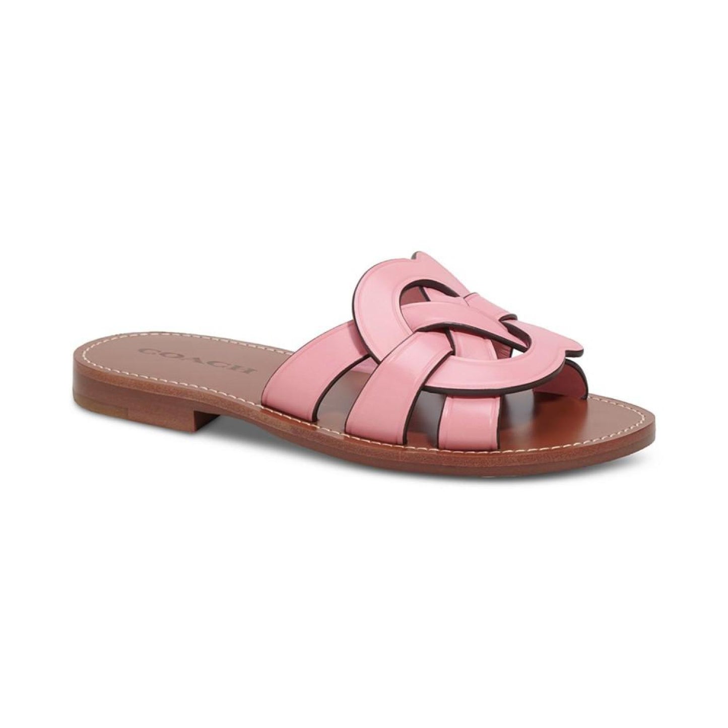 Issa "C" Emblem Slide Sandals