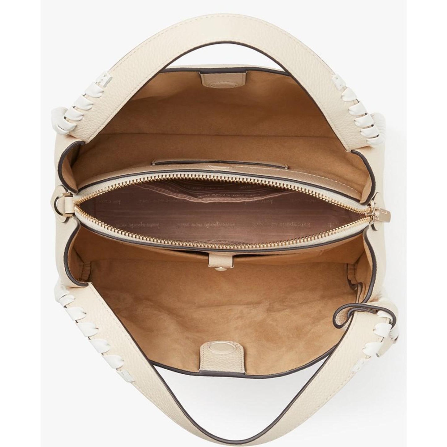 Knott Whipstitched Pebbled Leather Small Shoulder Bag