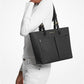 Jet Set Medium Logo Pocket Tote Bag