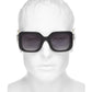 Marc Square Sunglasses, 53mm