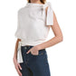 Michael Kors Collection Shoulder Tie Silk Top