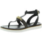 Farrow Womens Logo Embellished Thong Sandals