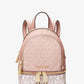 Rhea Mini Color-Block Logo Backpack