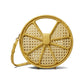 Lemon Drop Raffia Lemon Slice Top-Handle Satchel