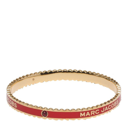Marc Jacobs The Medallion Scalloped Logo Detailed Bracelet
