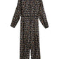 Mara Lipstick Print Jumpsuit In Black