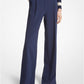 Crepe Wide-Leg Pants