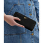 Slim Accordion Leather Zip-Around Wallet