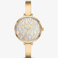 Naia Gold-Tone Logo Watch