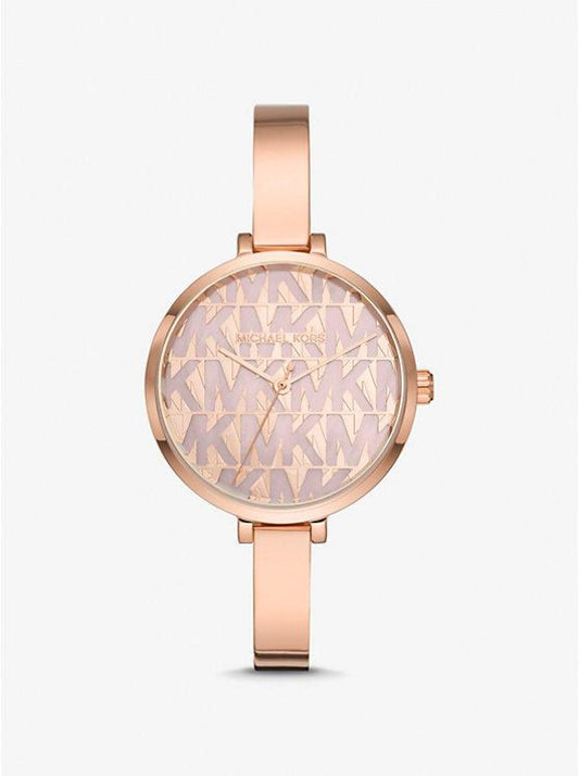 Naia Rose Gold-Tone Logo Watch