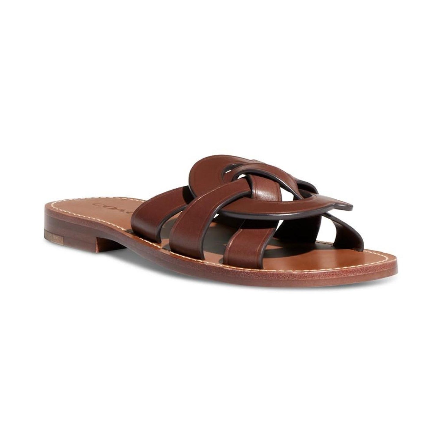 Issa "C" Emblem Slide Sandals