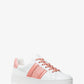Poppy Leather and Logo Stripe Sneaker