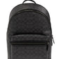 Coach Logo Detailed Zipped Backpack