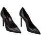 Saint Laurent Anja 105 Escarpin Leather Pump (Authentic Pre-Owned)