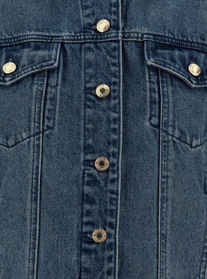 Michael Michael Kors Logo-Embossed Denim Jacket