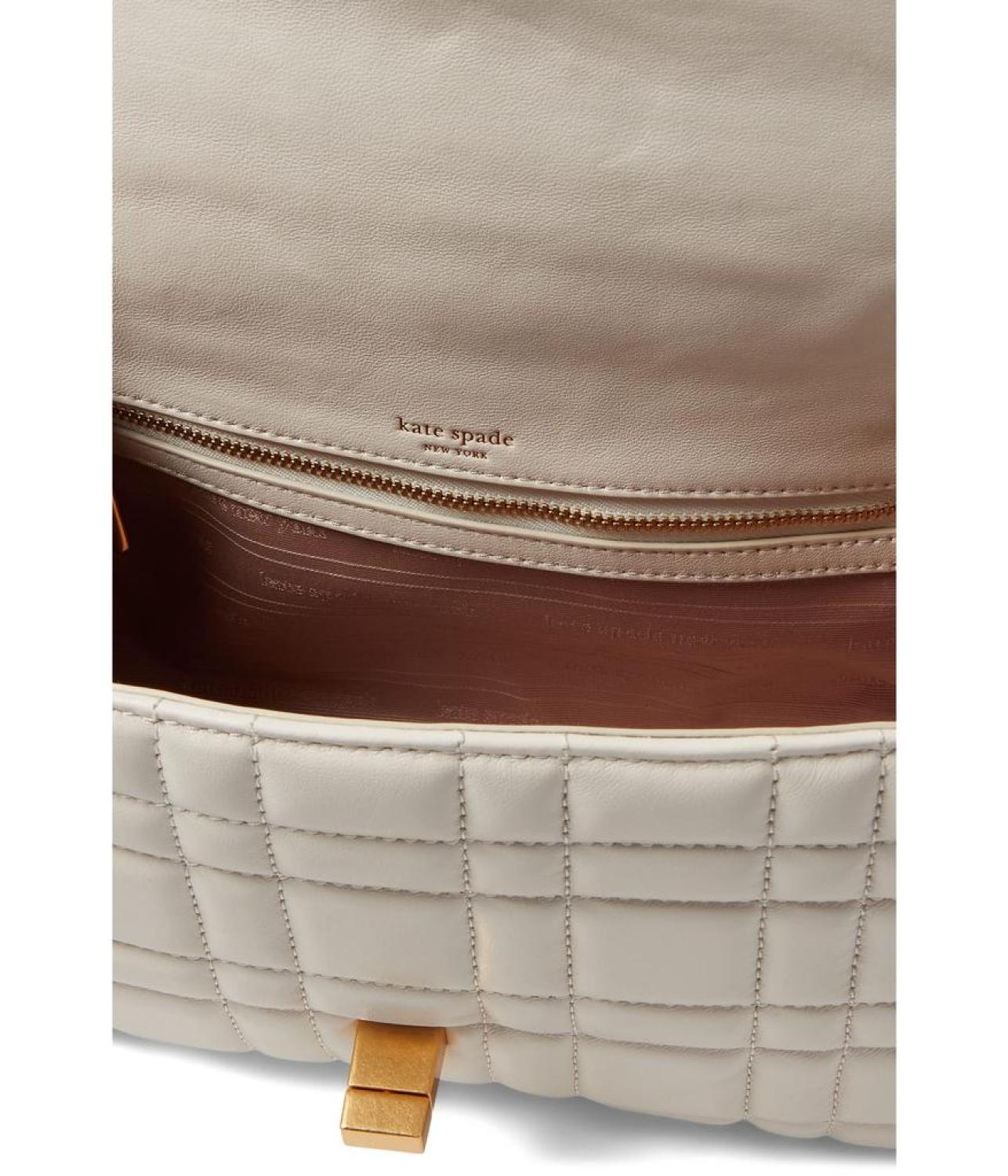 Evelyn Quilted Leather Medium Convertible Shoulder Bag