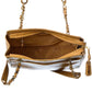 Chanel Beige Calfskin Leather Triple Coco Chain Tote (Authentic Pre-Owned)
