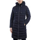 Women's Anorak Hooded Faux-Leather-Trim Down Packable Puffer Coat, Created for Macy's