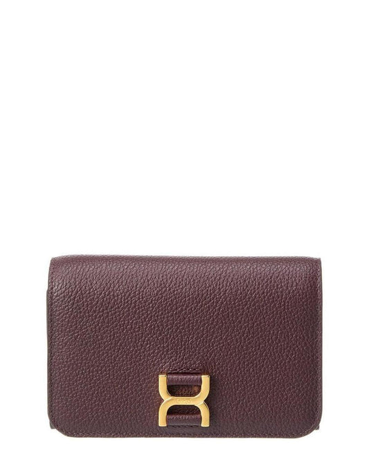 Chloé Marcie Leather Card Case