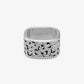 Precious Metal-Plated Brass and Enamel Leopard Pavé Ring