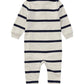 Striped Cotton Rugby Coverall (Infant)