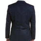 BOSS Hugo Boss Plain Check Slim Fit Wool Jacket