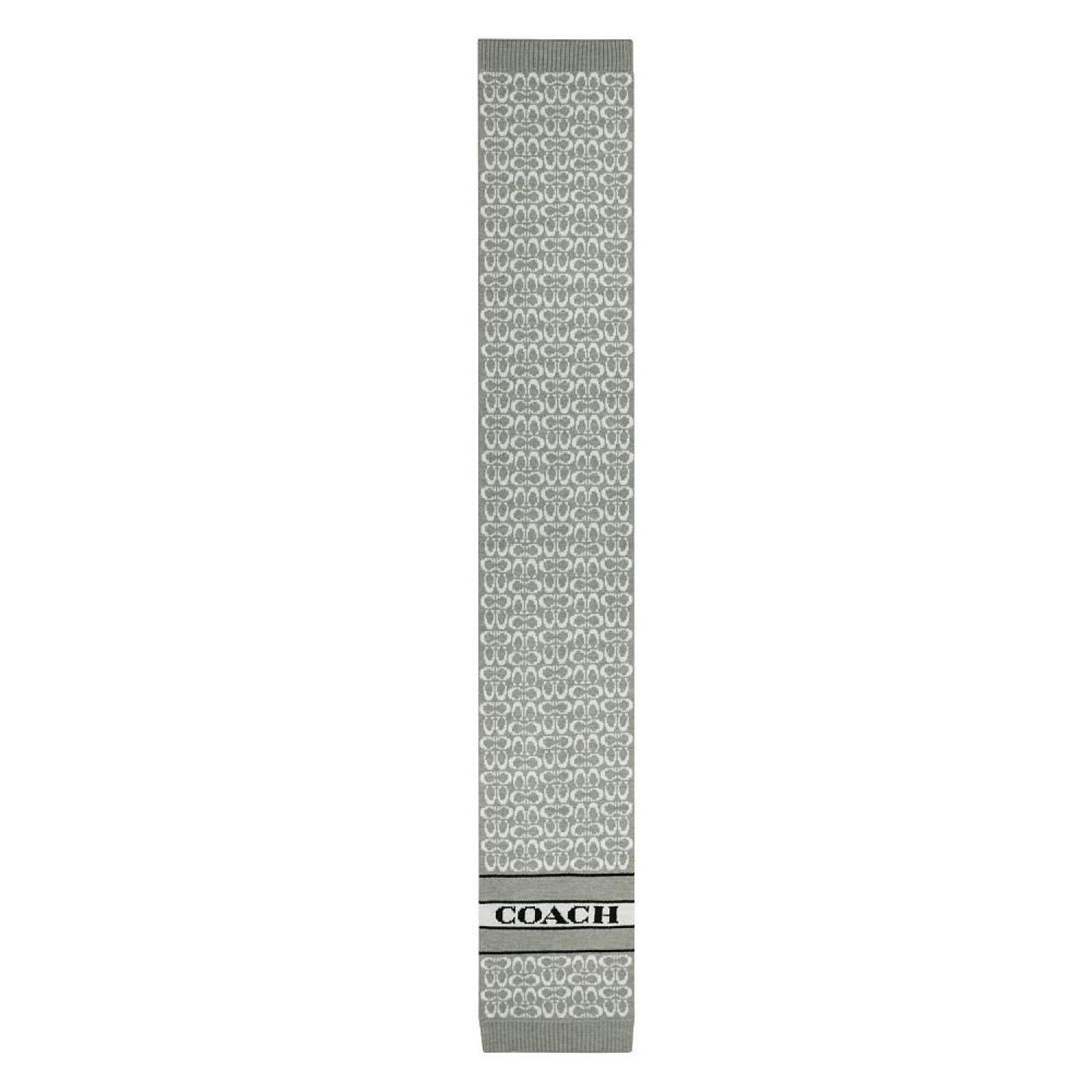 Women's Signature Logo Wool-Blend Rib Knit Scarf