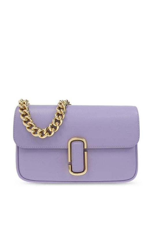 Marc Jacobs Logo Plaque Foldover Shoulder Bag