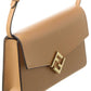 FENDI FF Diamonds Leather Wallet On Chain