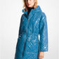 Quilted Ciré Nylon Puffer Coat