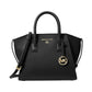 Leather Avril Small Top Zip Satchel